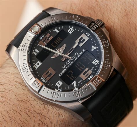 breitling aerospace evo on wrist|Breitling aerospace manual.